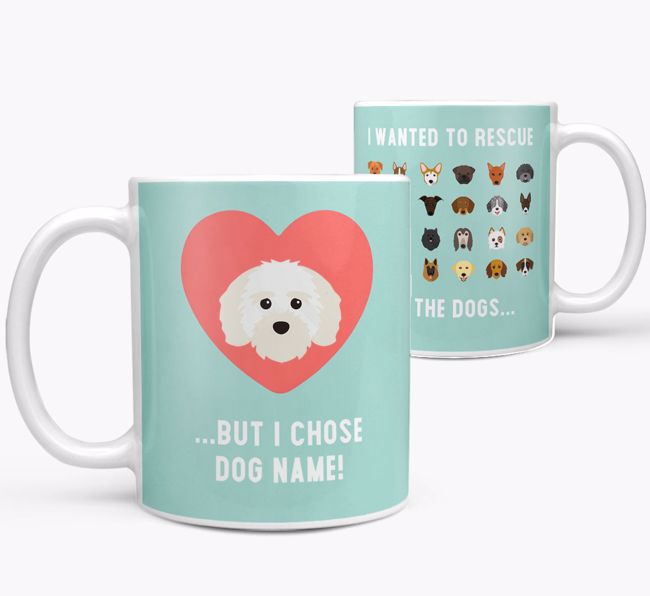 'Rescue All The Dogs' - Personalized {breedFullName} Mug